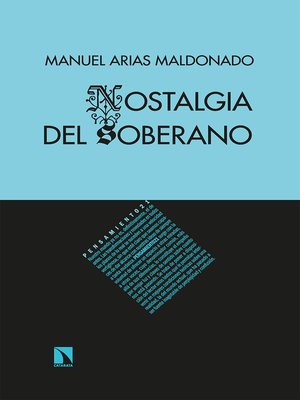 cover image of Nostalgia del soberano